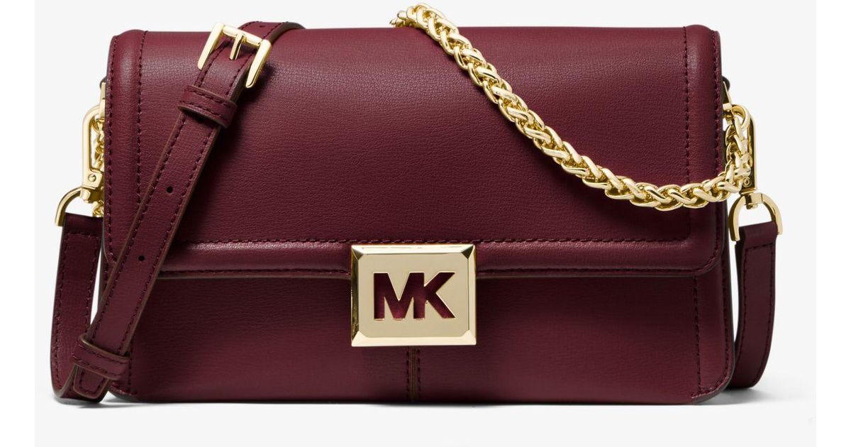 Michael Kors Sonia Medium Leather Shoulder Bag Lyst