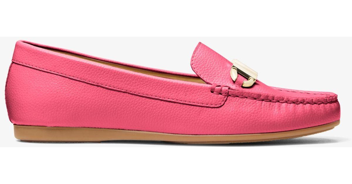 Michael Kors Reed Faux Leather Loafer in Pink Lyst UK