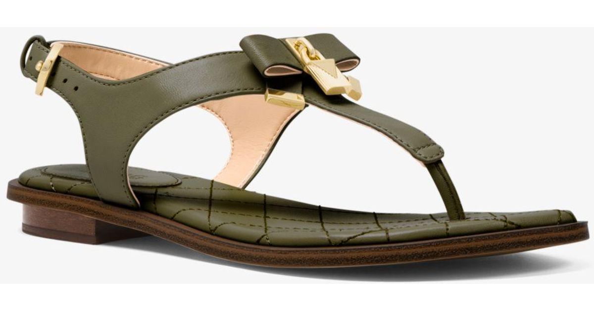 Michael kors olive green sandals Clearance