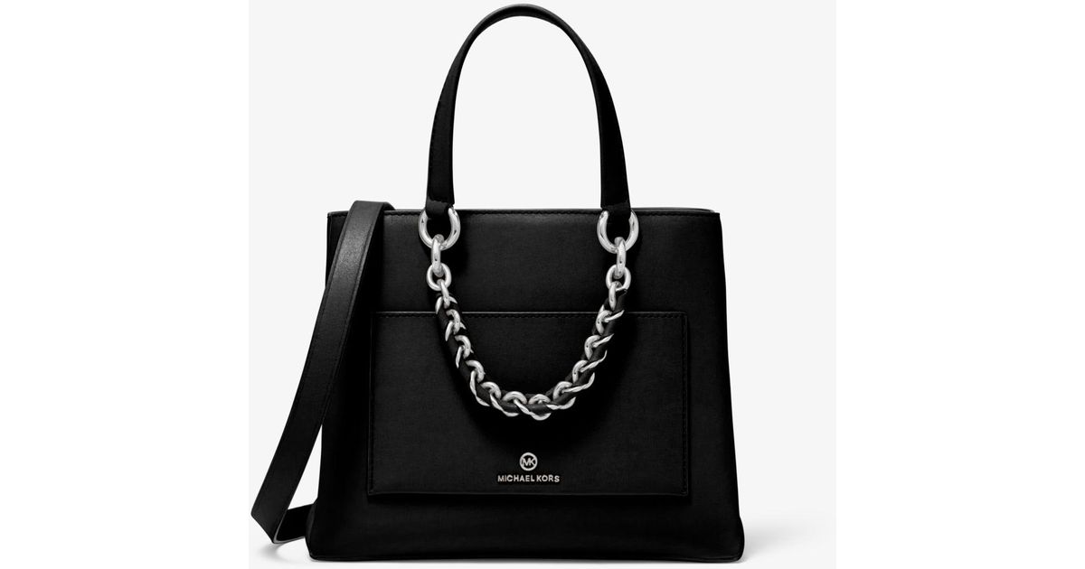 michael kors cece small leather chain messenger bolsa