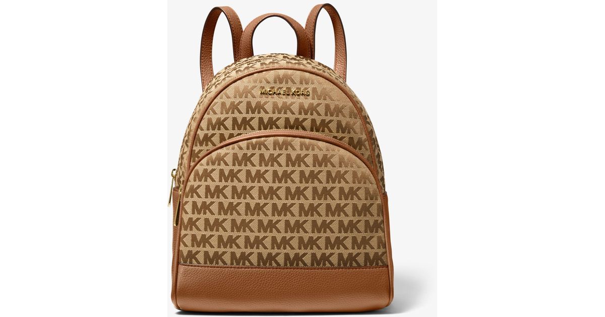 mk backpack brown
