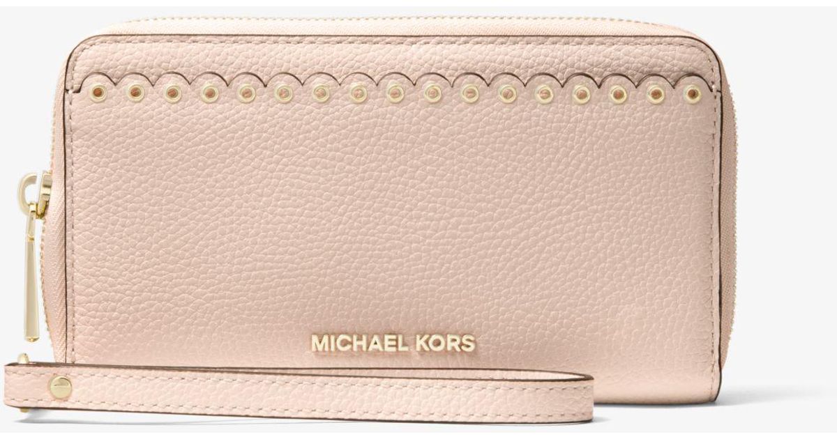 Michael Kors Large Scalloped Leather 