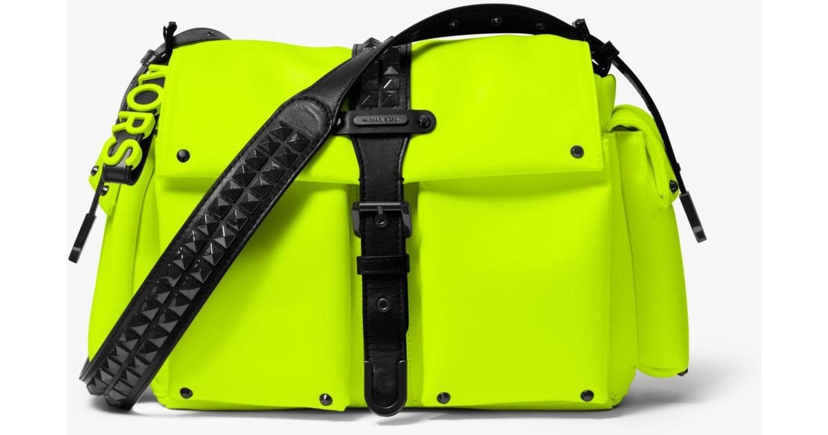 michael kors neon green bag