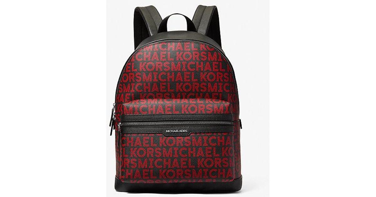 Michael Kors Cooper Medium Graphic Logo Backpack in Red for 