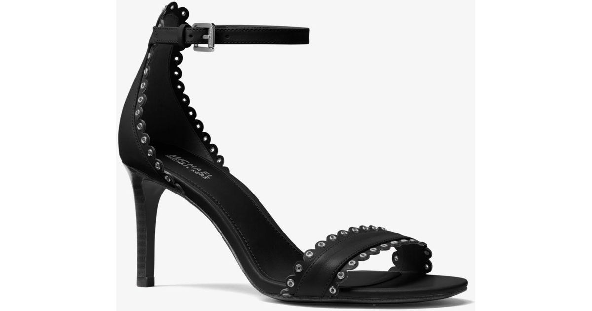 michael kors jessie leather sandal