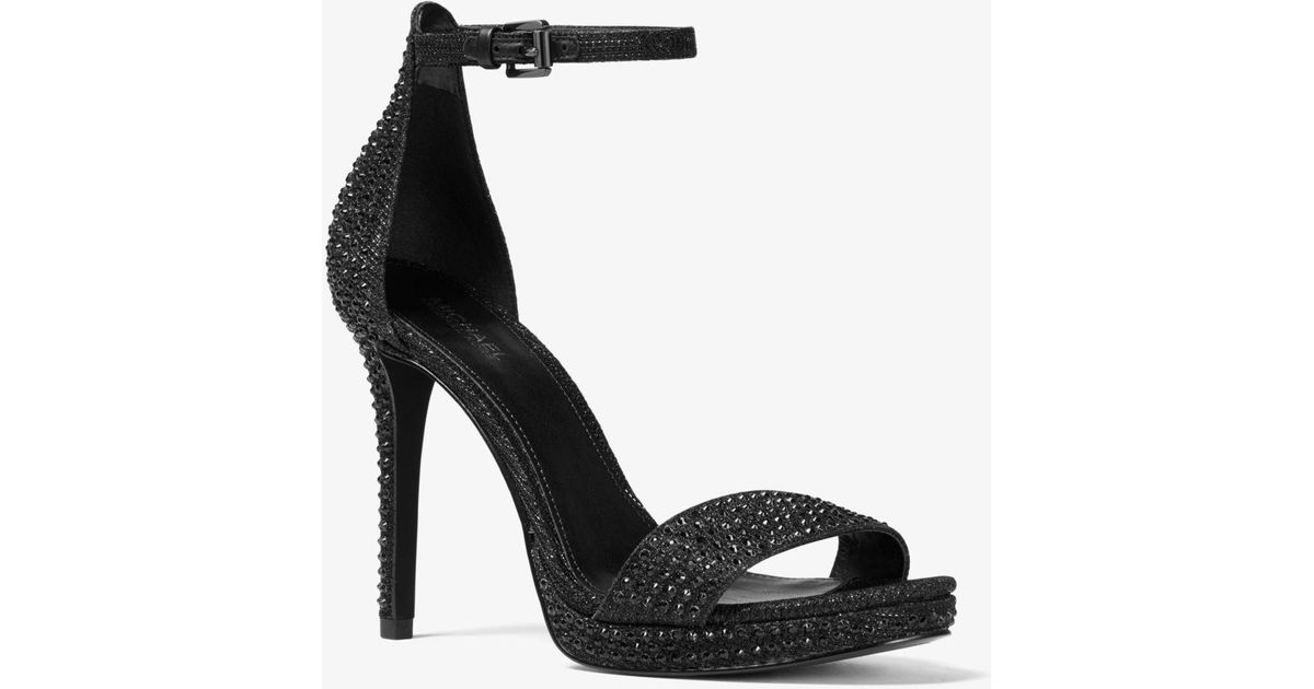 michael kors hutton chain mesh sandal