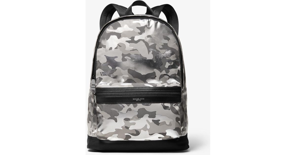 michael kors kent camo backpack