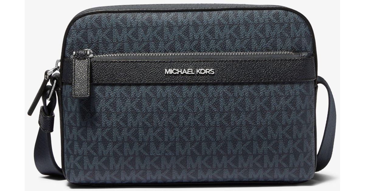 Michael Kors Hudson Logo Utility Crossbody Bag in Black for Men Lyst