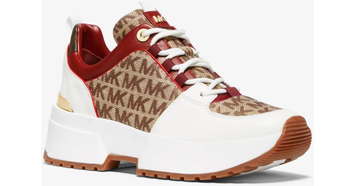 michael kors cosmo logo trainers