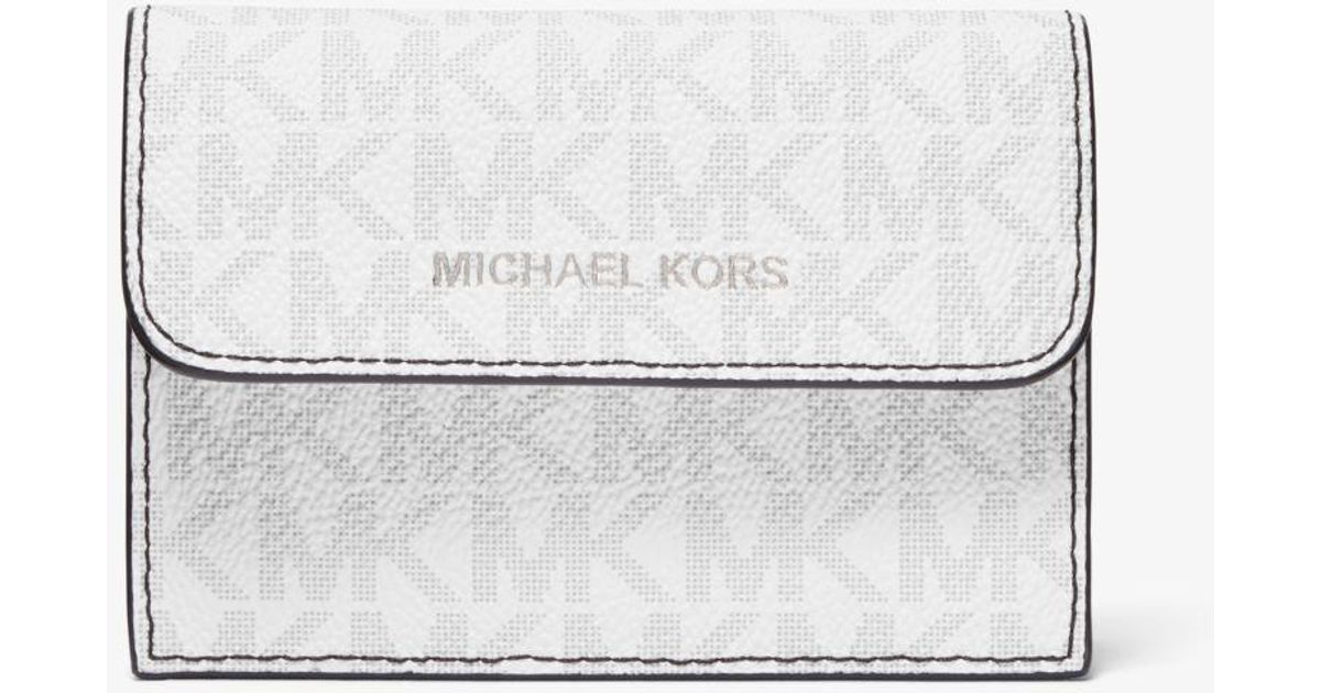 Michael Kors Cooper Logo Accordion Card Case in White for Men Lyst