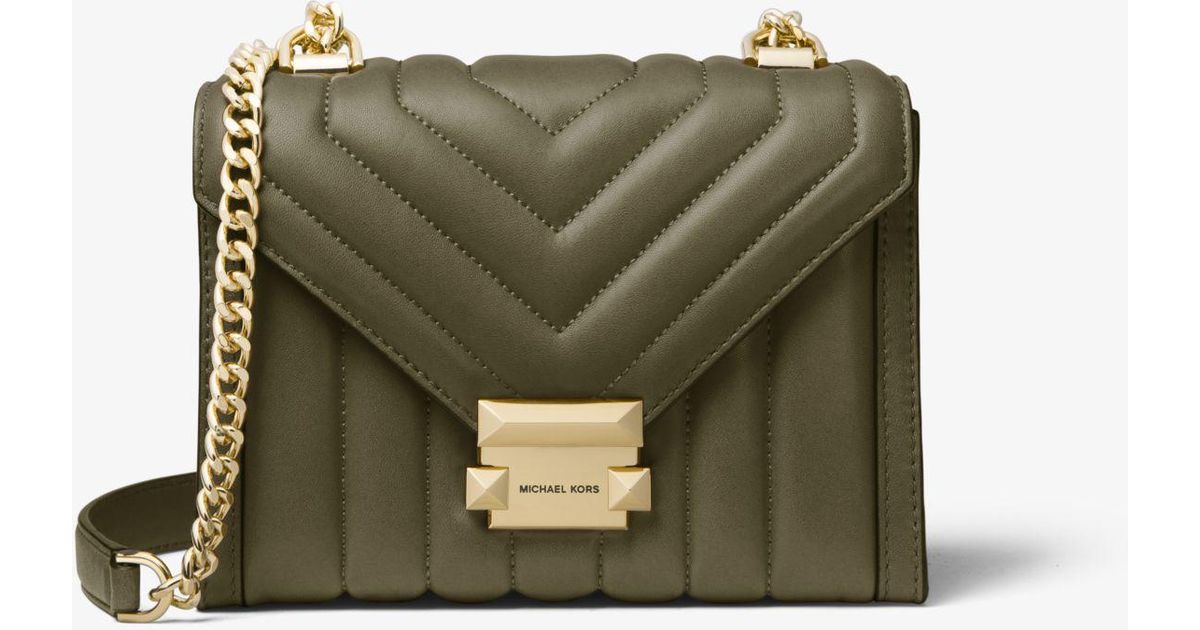 whitney small quilted leather convertible shoulder bag