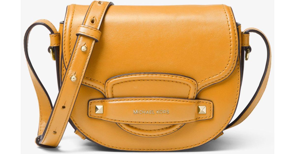 cary small leather saddle bag