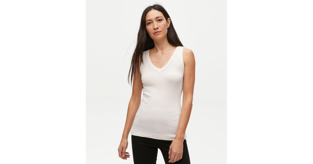 michael stars maya v neck tank