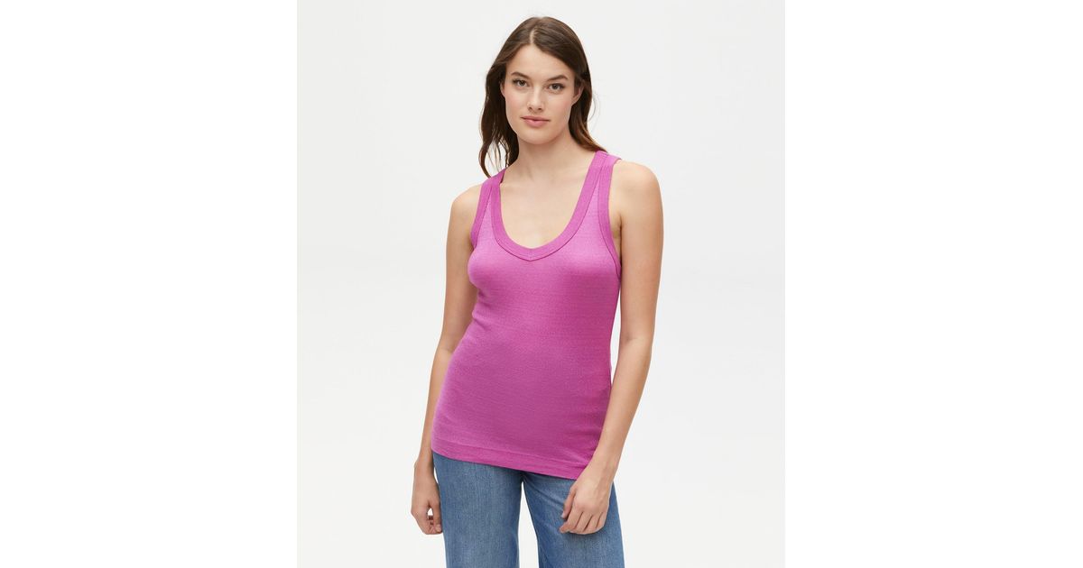 michael stars maya v neck tank