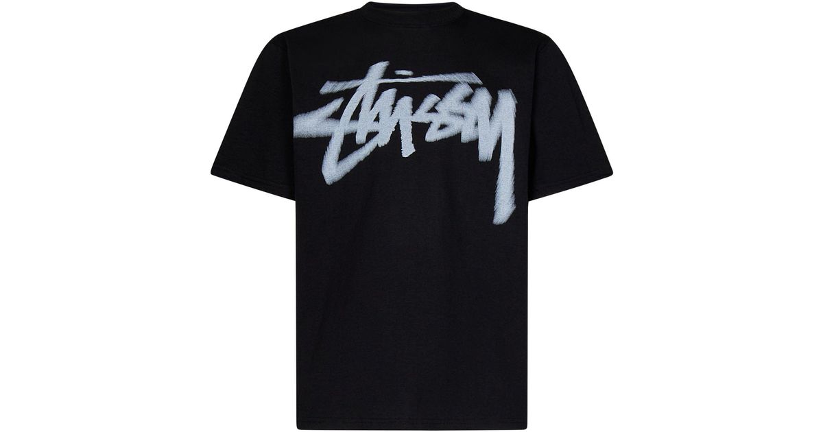 Stussy Dizzy Stock T-shirt in Black for Men | Lyst Canada