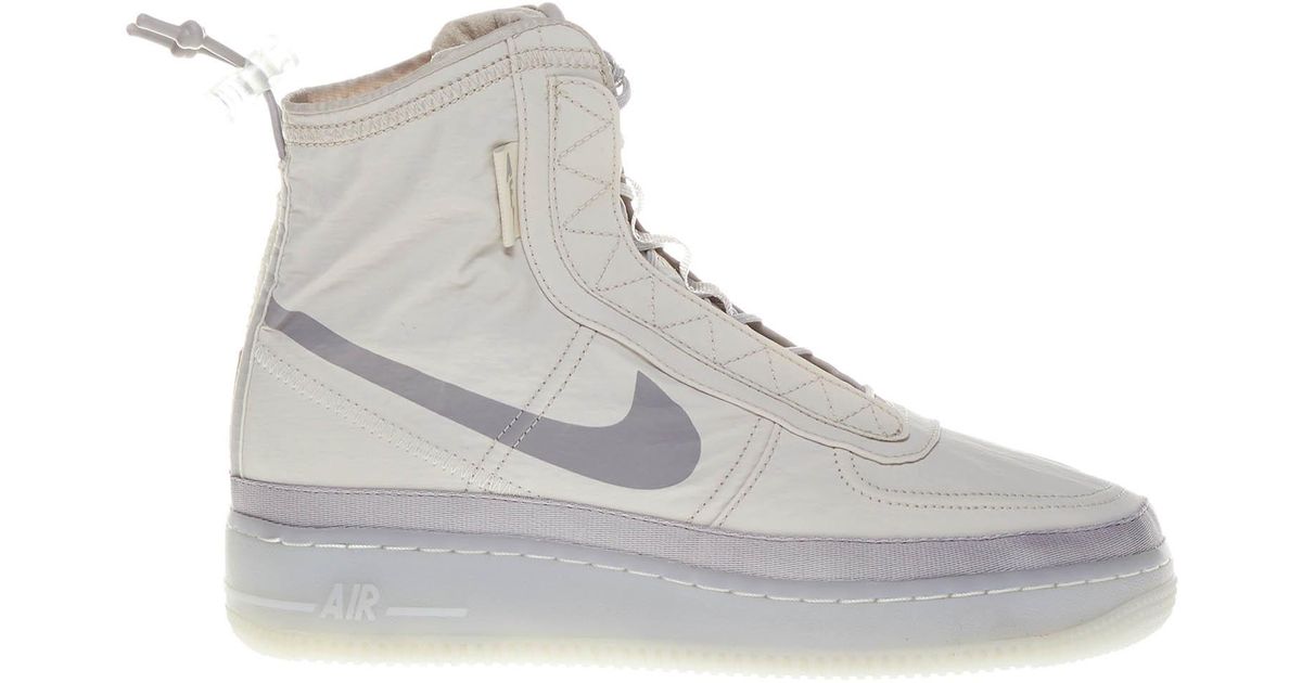Sneakers alte Air Force 1 Shell color sabbia in tela con coulisse sul  retro. di Nike | Lyst