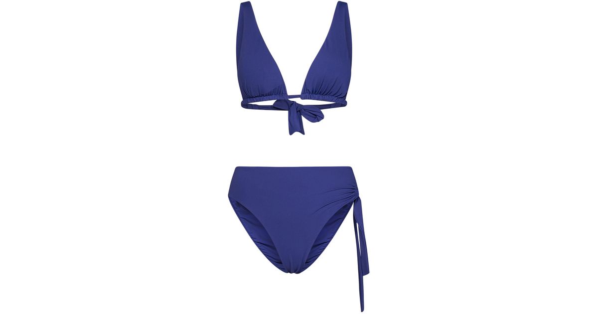 Fisico Bikini in Blue Lyst