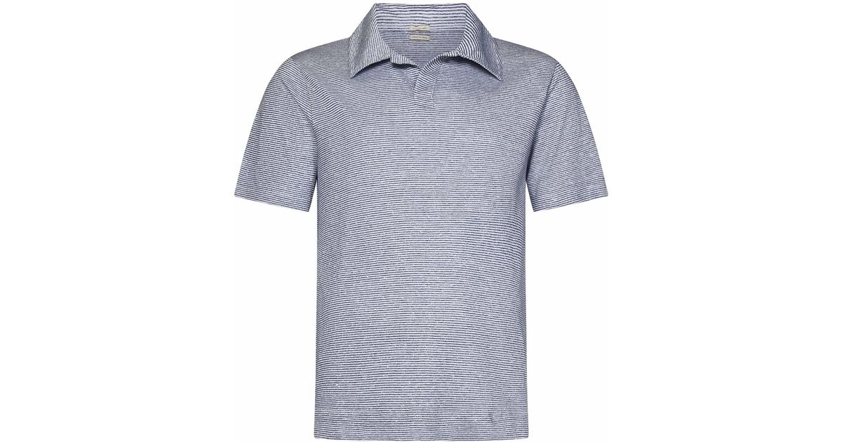 Performance Polo -  Aruba Blue Stripe main image 1