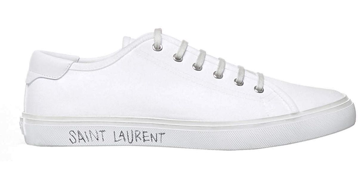 saint laurent malibu canvas sneakers
