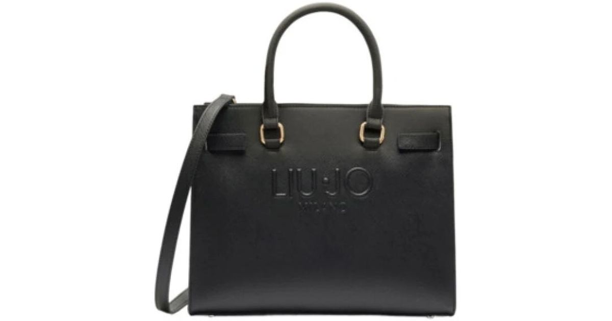 Liu Jo Tote Bags in Black | Lyst