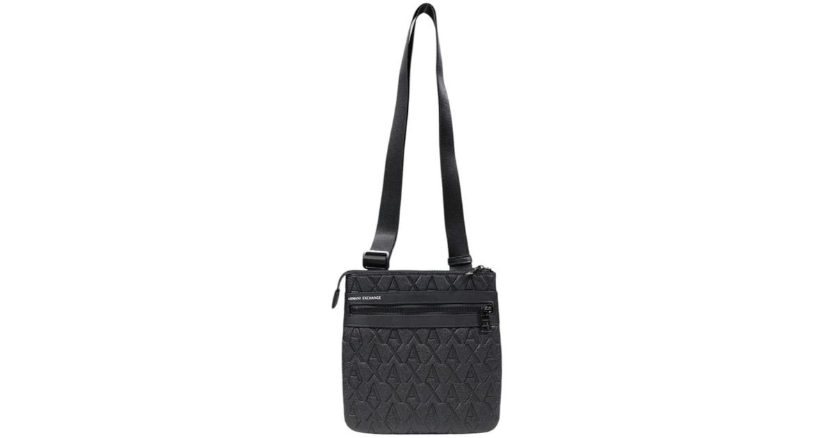 ARMANI EXCHANGE Messenger Bags in Black for Men | Lyst