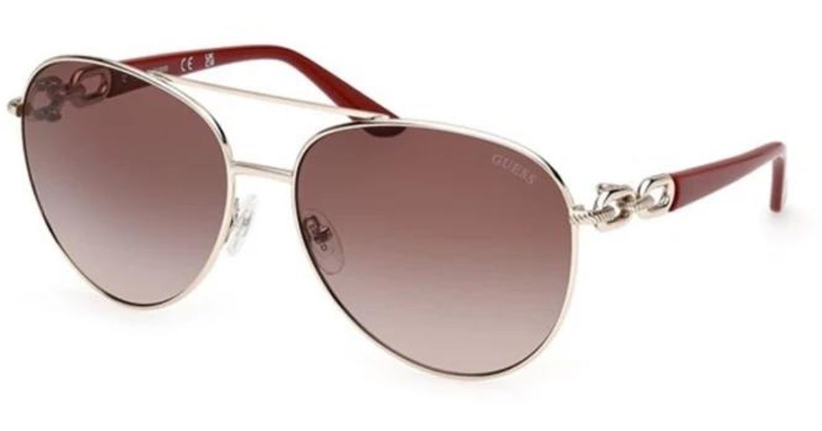 Guess Yellow Stainless Steel Sunglasses main image 1