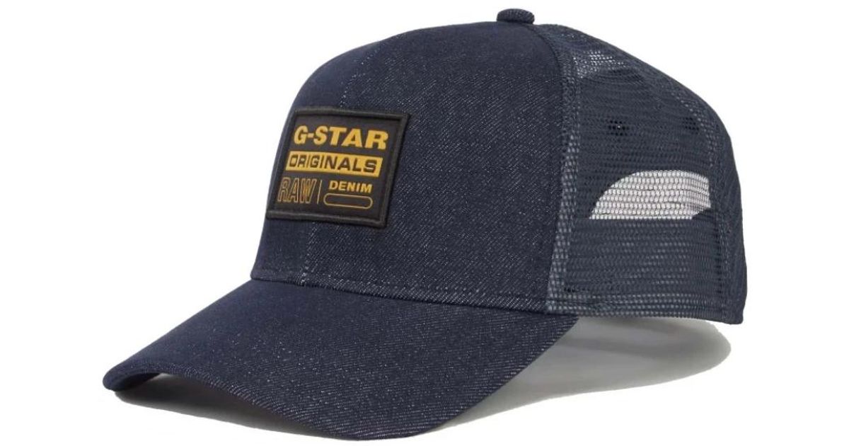 G-Star RAW Avernus Trucker Cap, blauw (imperial blue