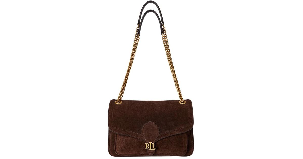 Ralph Lauren Shoulder Bags in Brown | Lyst UK