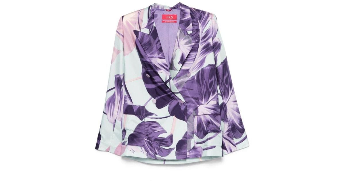 F.R.S For Restless Sleepers Blazers in Purple | Lyst