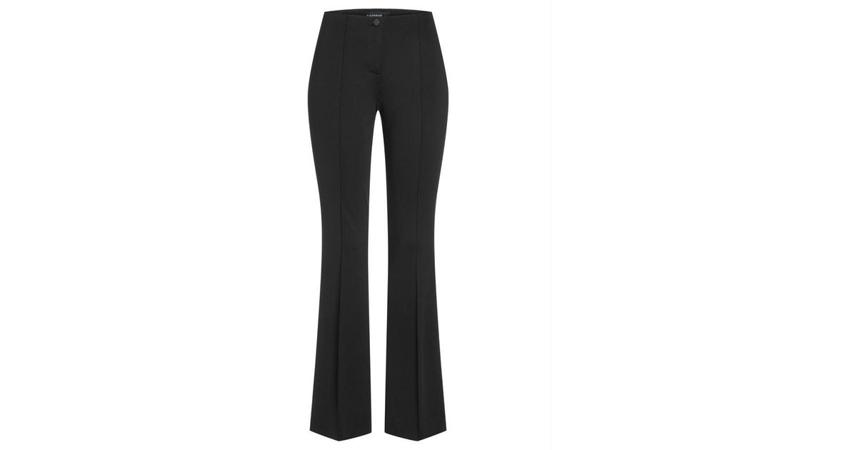 Cambio Pantalon Ros Flared in het Zwart - Lyst