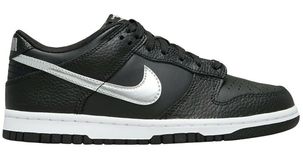 Limited edition dunk low sneakers nba 75th anniversary spurs (gs) Nike de color Negro - Lyst