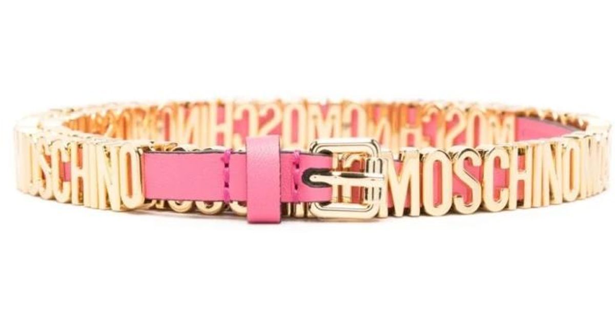 Cintura moschino shop rossa