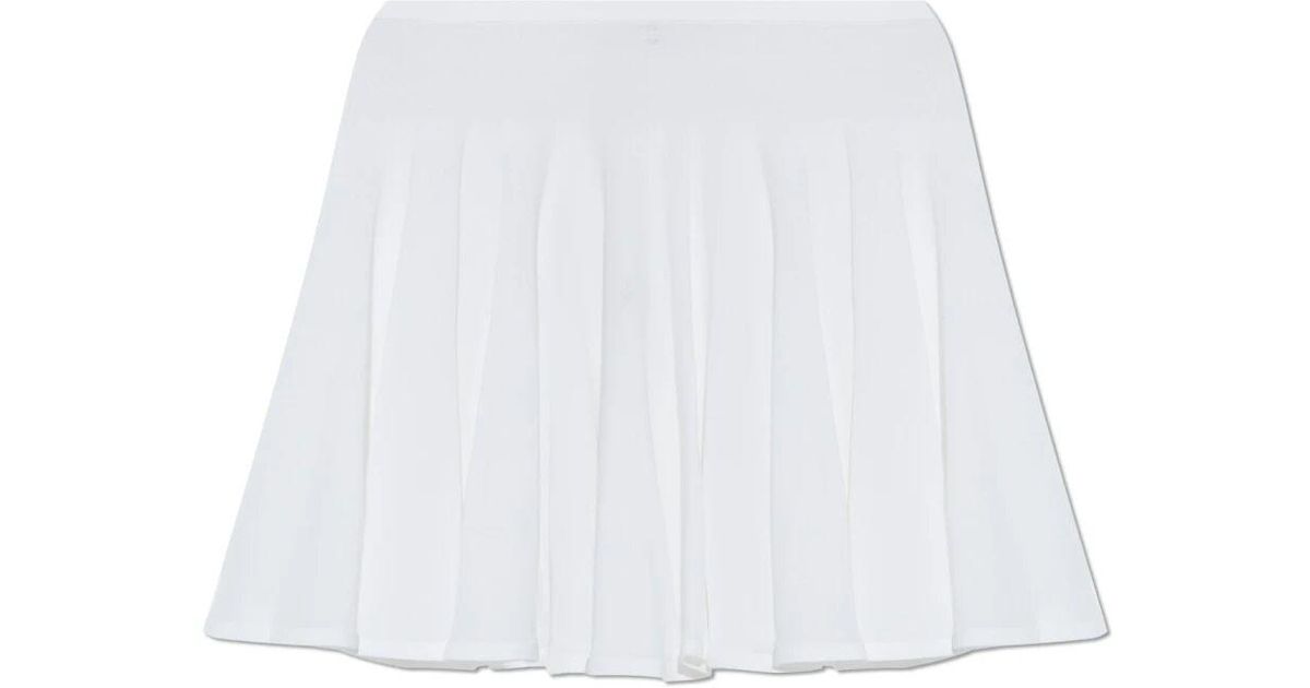 Alaïa Short Skirts in White | Lyst