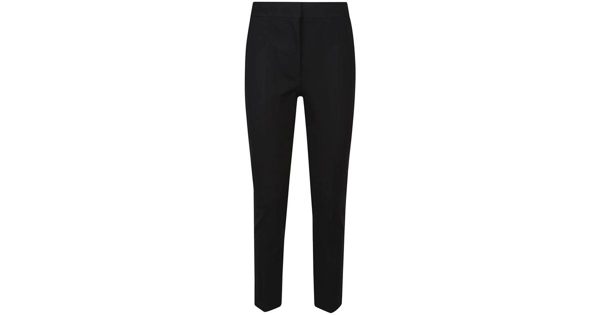 【送料&関税込】Max Mara Studio Ananas Slim Fit Tailored Tro Max Mara Slim-Fit Trousers in Black | Lyst