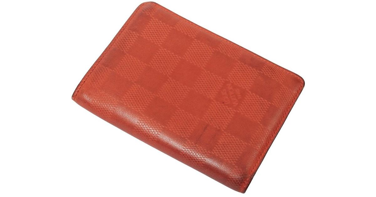 James Wallet da Uomo di Louis Vuitton in Rosso | Lyst
