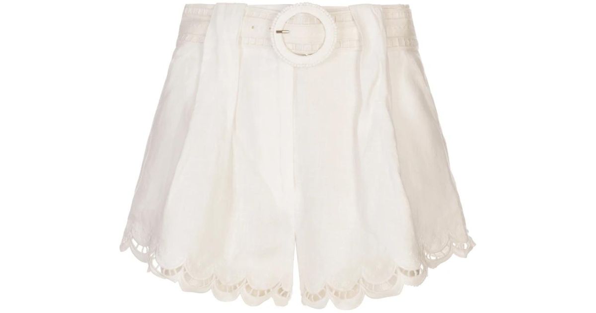 Farm Rio Short Shorts In Natural Lyst