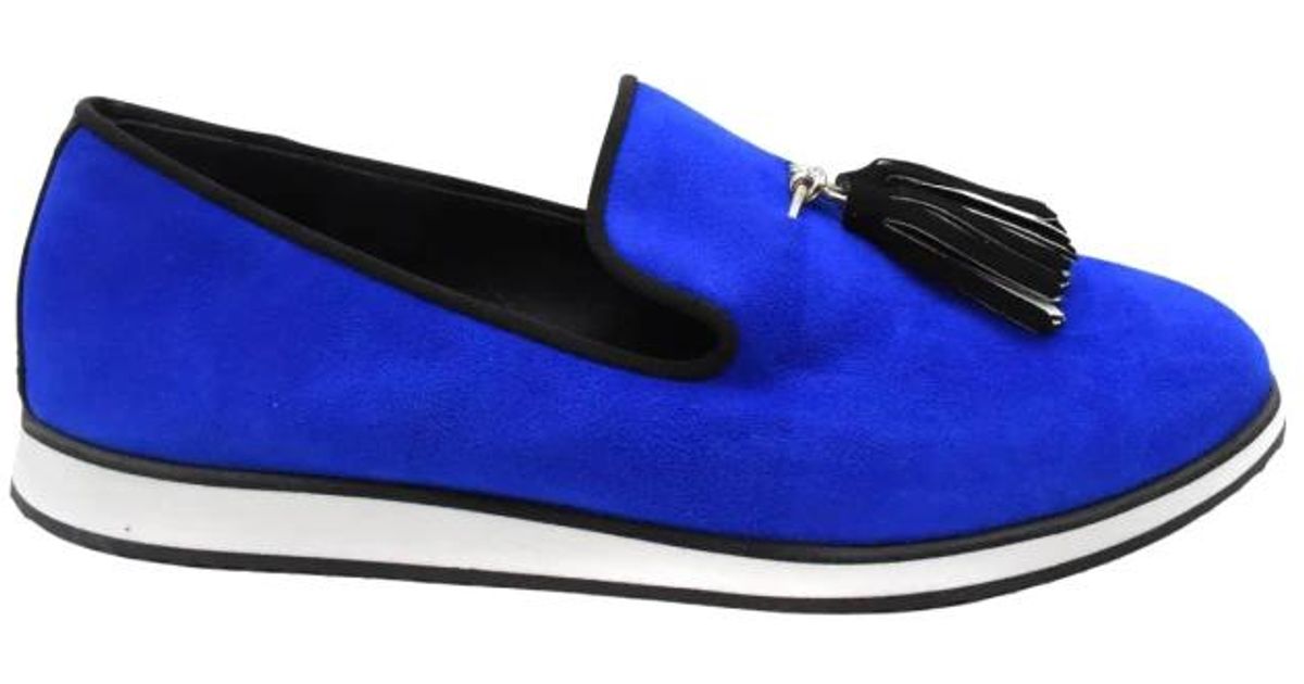 Giuseppe Zanotti Loafers in Blue for Men | Lyst
