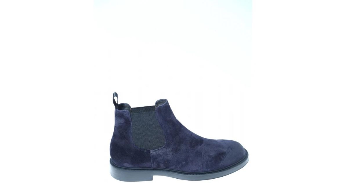 Triver Flight Chelsea Boots in Blue for Men | Lyst