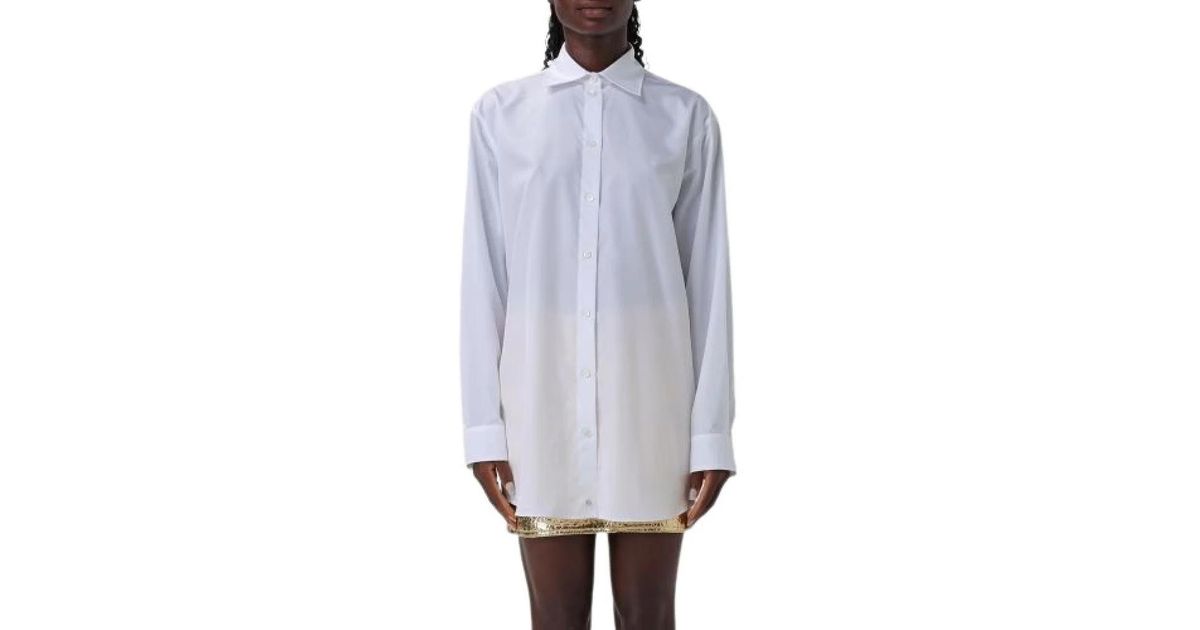 Camisa blanca oversize mujer deals