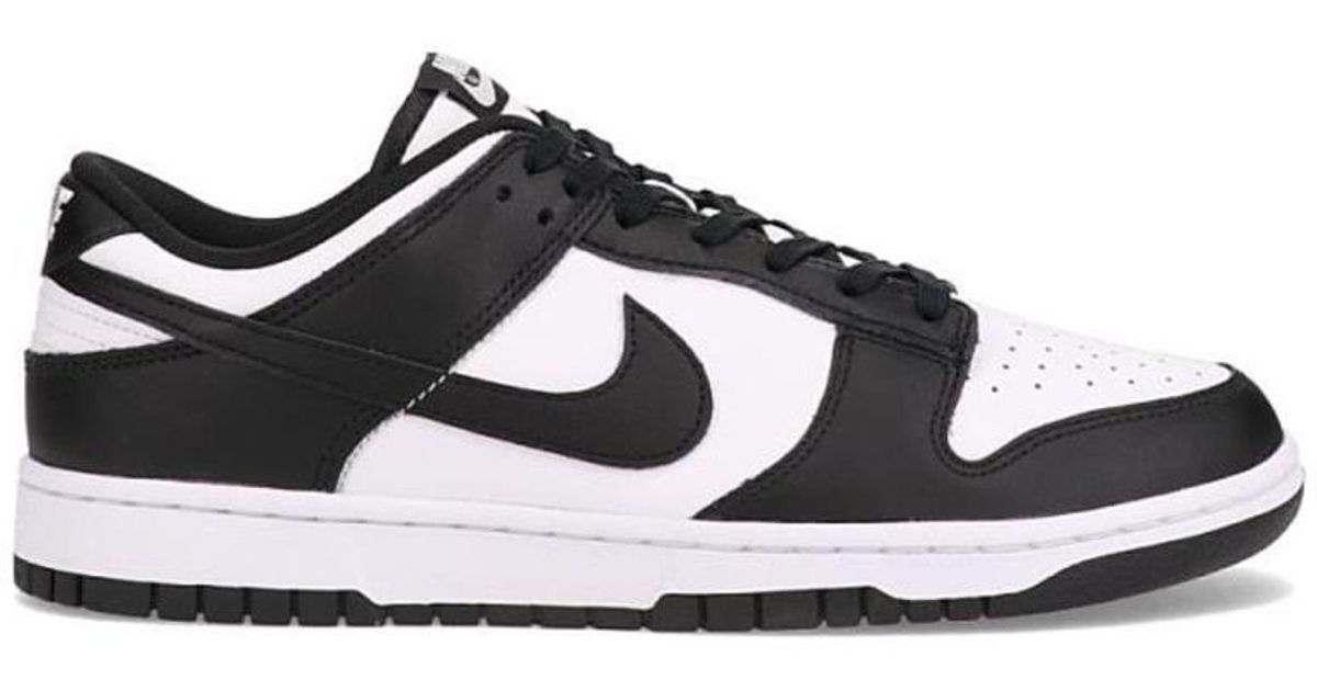 Nike Dunk Lage Retro Schoenen in het Zwart voor heren - Lyst