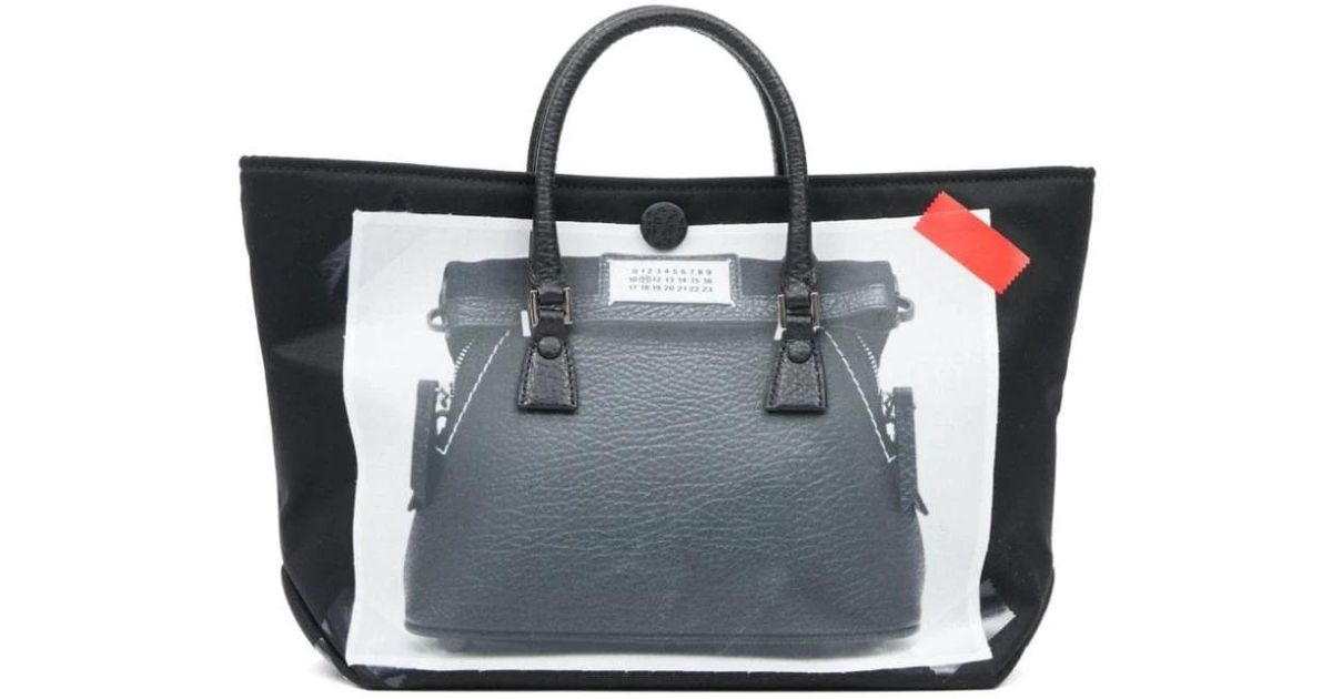 Maison Margiela Tote Bags in Black | Lyst