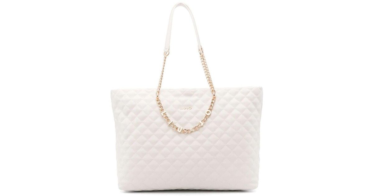Liu Jo Tote Bags in White | Lyst