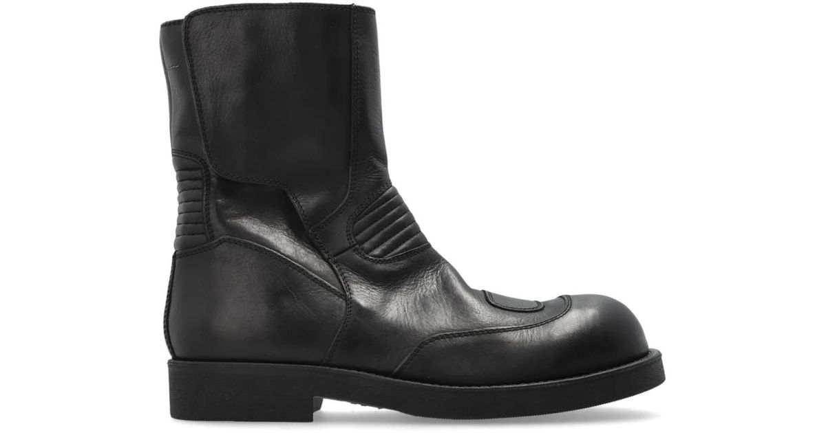 MM6 by Maison Margiela Ankle Boots in Black for Men | Lyst UK