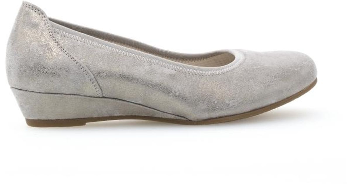 Gabor Rubber Ballerina 42.690-93 in het Naturel - Lyst