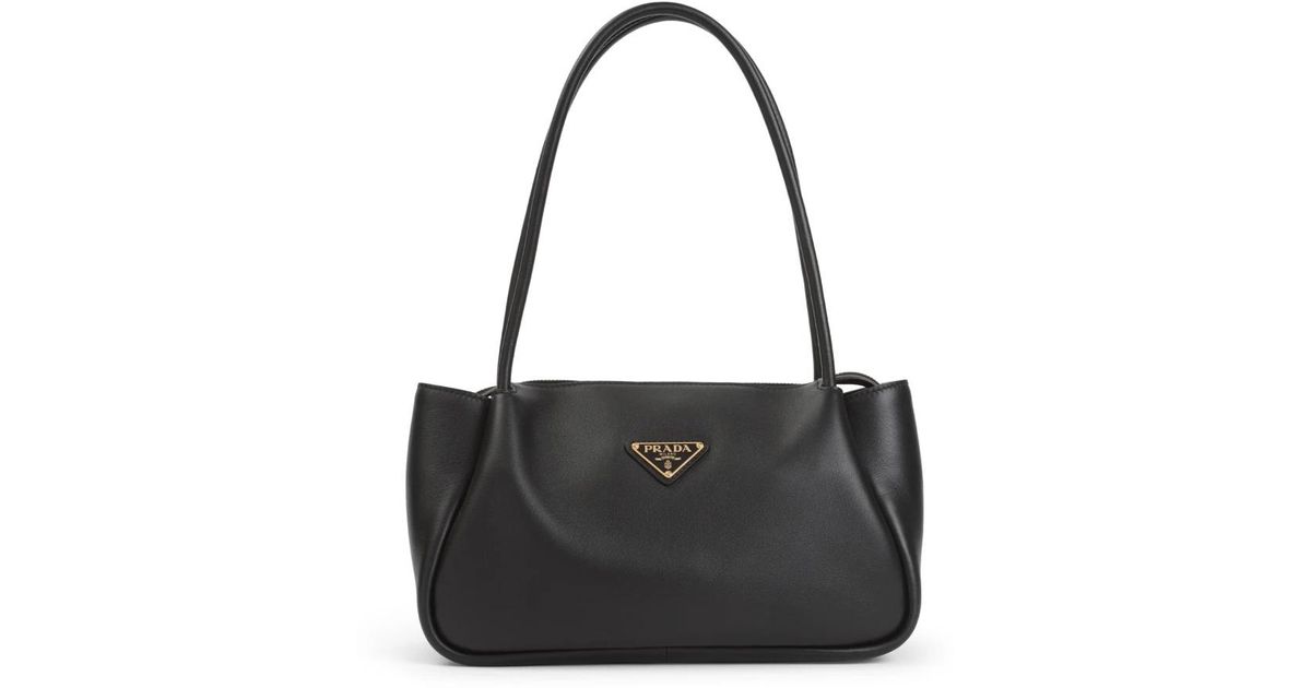 Prada Shoulder Bags in Black | Lyst Prada Black Shoulder Bags