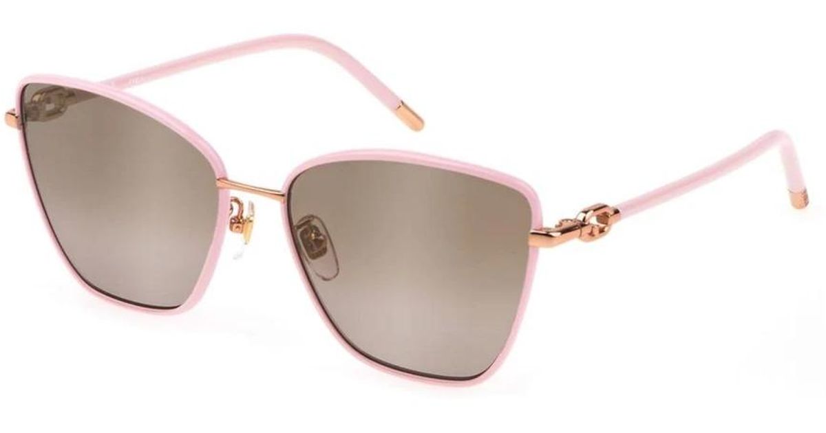 Furla Unisex Modern Sunglasses – Model VFU500, Acetate & Metal Frame, Size 51mm, Includes Protective Case