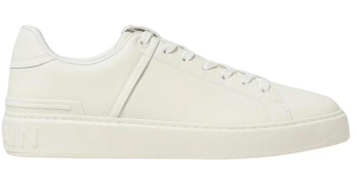 Balmain Sneakers In White For Men Lyst UK
