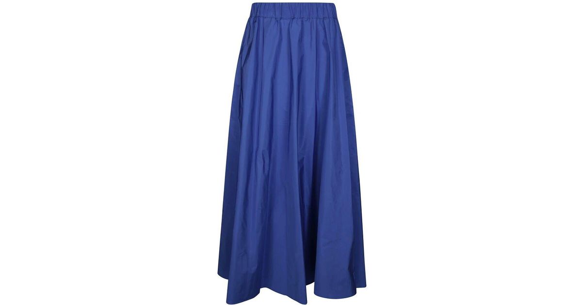 P.A.R.O.S.H. Maxi Skirts in Blue | Lyst