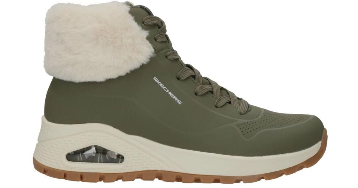 Botas De Invierno Robustas Fall Air Mujer Talla de Skechers de color Verde Lyst