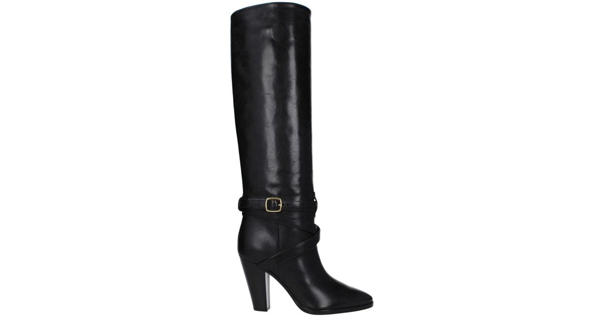 Celine Cowboy Boots in Black | Lyst UK